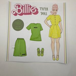 Paper doll set featuring Billie Eilish #BillieEilish #PaperDoll